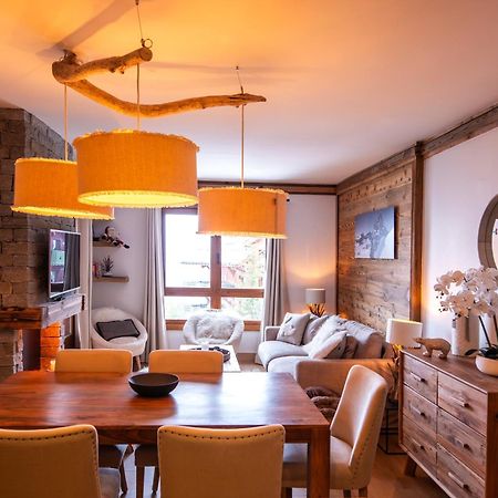 Arcs 1950 Appartement Luxe Type Chalet 5 A 7 Personnes Vue Imprenable Sur Le Montblanc Skis Aux Pieds Les Arcs  Esterno foto