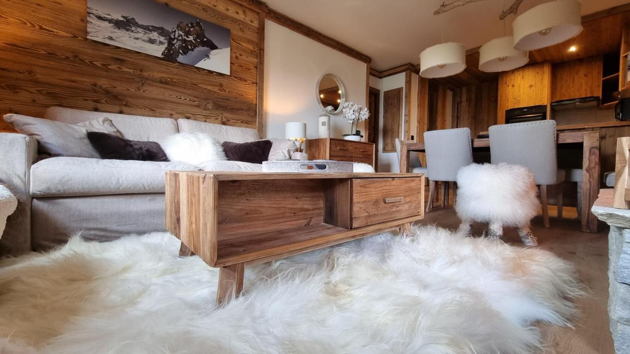 Arcs 1950 Appartement Luxe Type Chalet 5 A 7 Personnes Vue Imprenable Sur Le Montblanc Skis Aux Pieds Les Arcs  Esterno foto