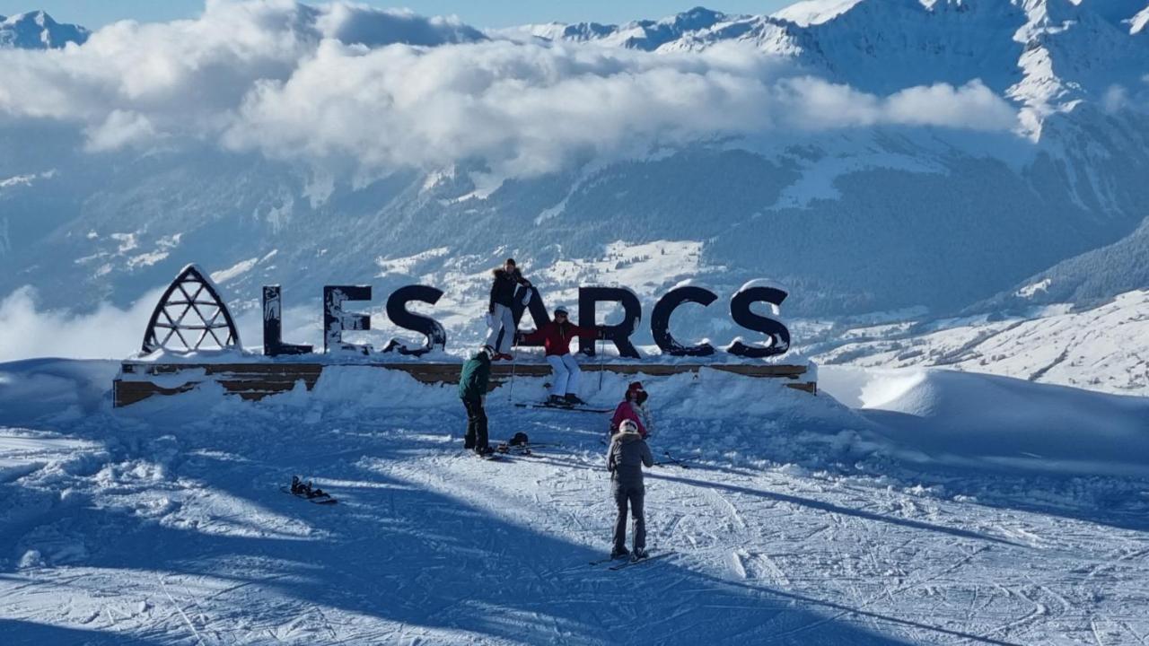 Arcs 1950 Appartement Luxe Type Chalet 5 A 7 Personnes Vue Imprenable Sur Le Montblanc Skis Aux Pieds Les Arcs  Esterno foto
