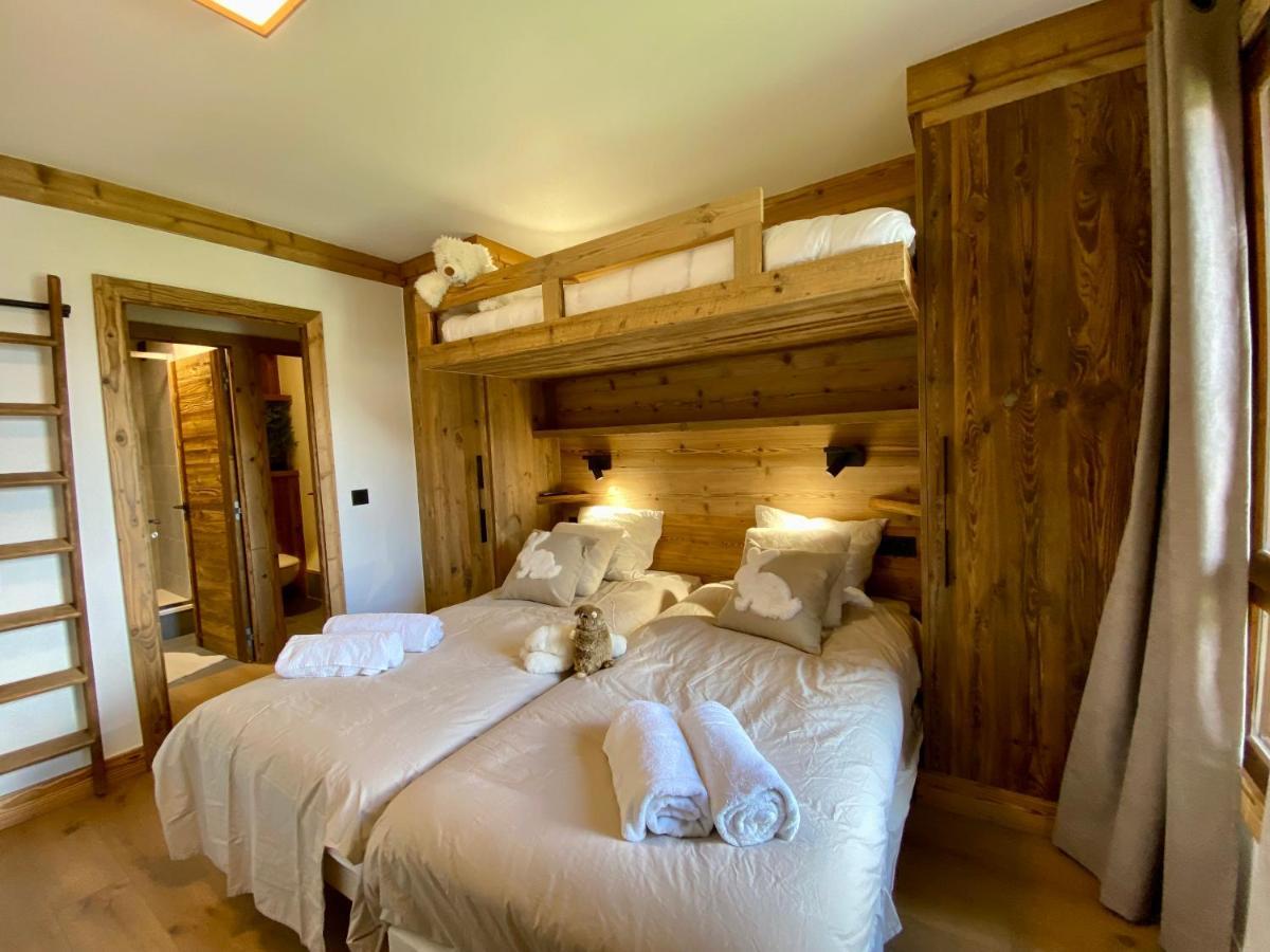 Arcs 1950 Appartement Luxe Type Chalet 5 A 7 Personnes Vue Imprenable Sur Le Montblanc Skis Aux Pieds Les Arcs  Esterno foto