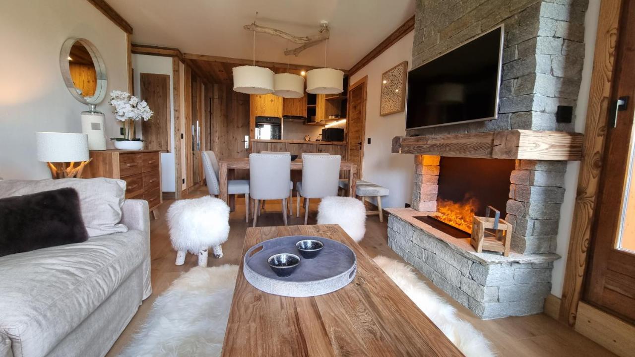 Arcs 1950 Appartement Luxe Type Chalet 5 A 7 Personnes Vue Imprenable Sur Le Montblanc Skis Aux Pieds Les Arcs  Esterno foto